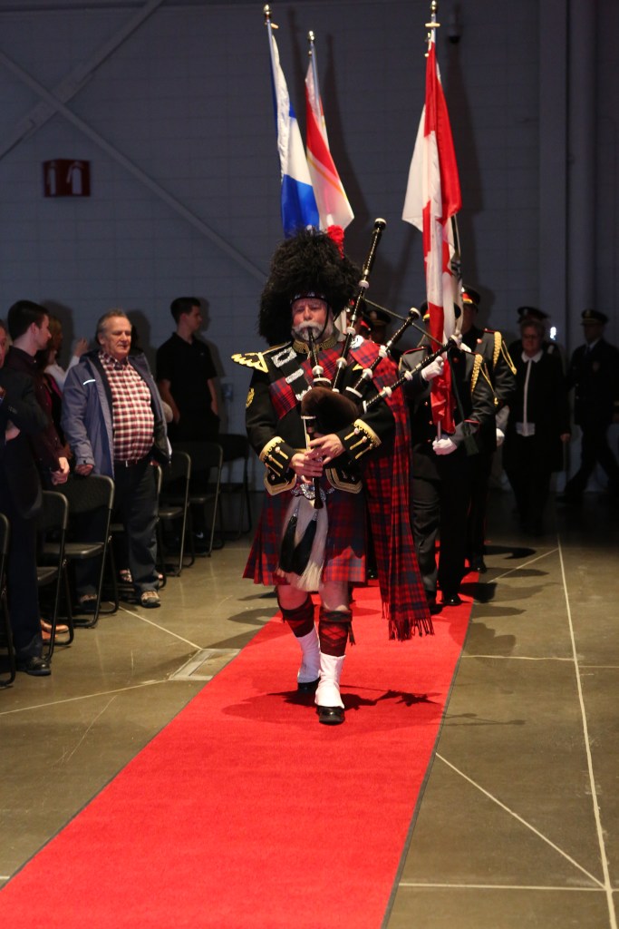 Acte civique pour les pompier de Sherbrooke, mai 2018