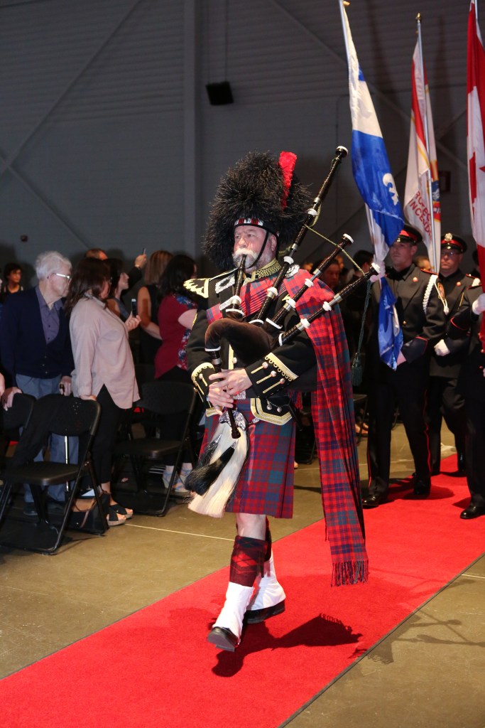 Acte civique pour les pompier de Sherbrooke, mai 2018